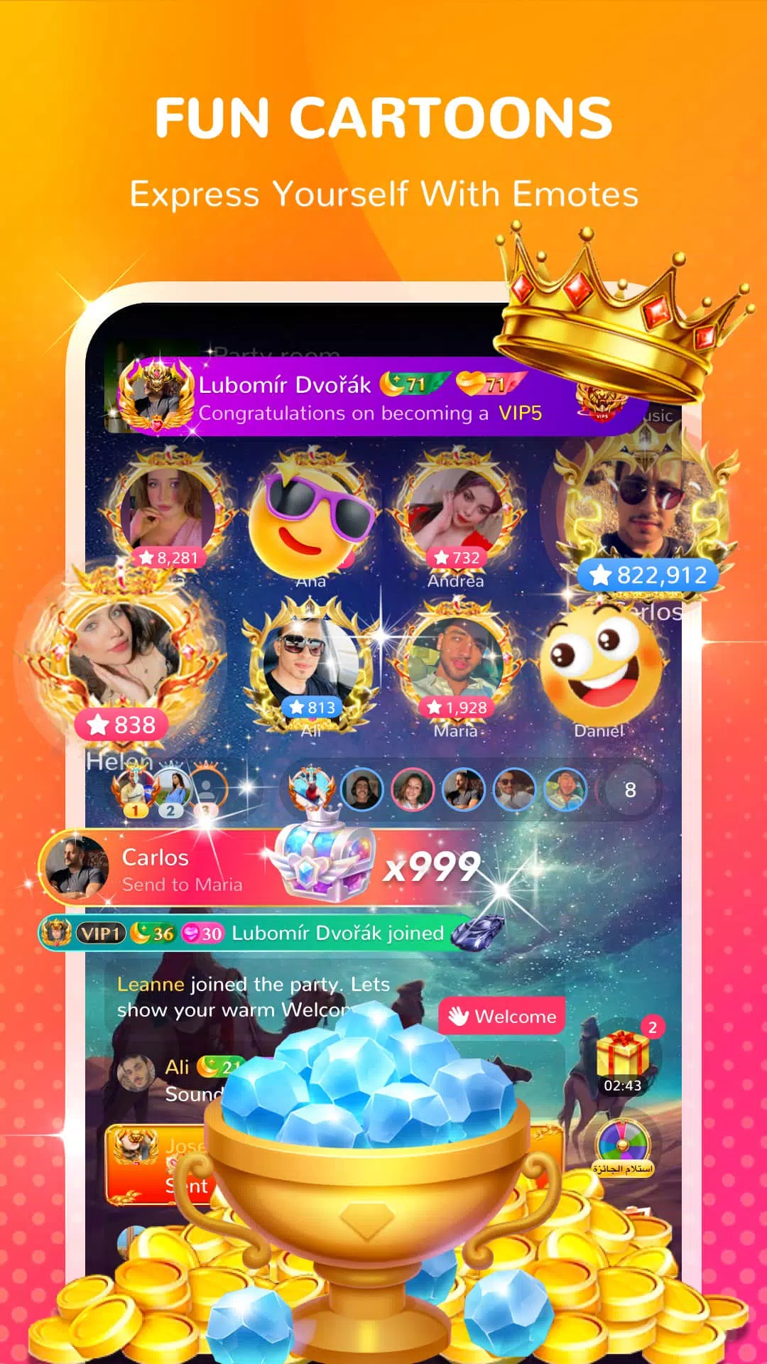 Honey Jar - Voice Chat & Party Screenshot 3