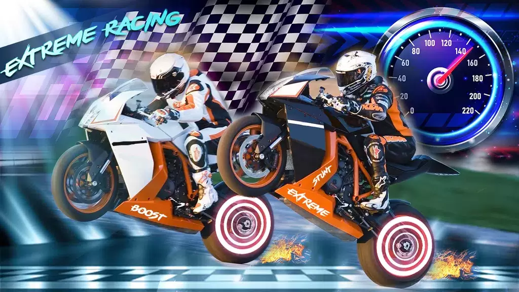 MotorBike Racing Simulator 3d Captura de tela 1