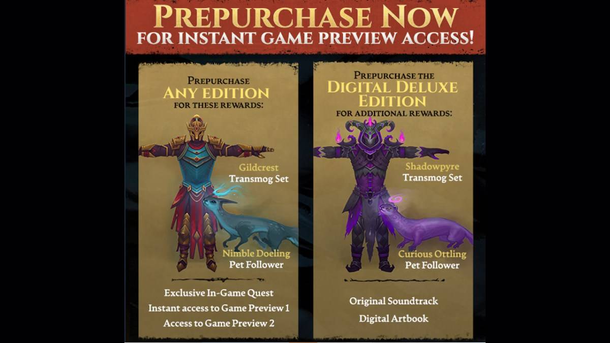 Les bonus de précommande de Mandragora.