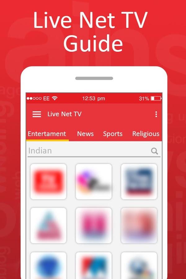 Live Net TV Streaming Guide Ảnh chụp màn hình 1