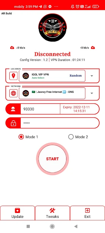 IGOL VIP - VPN Captura de tela 1