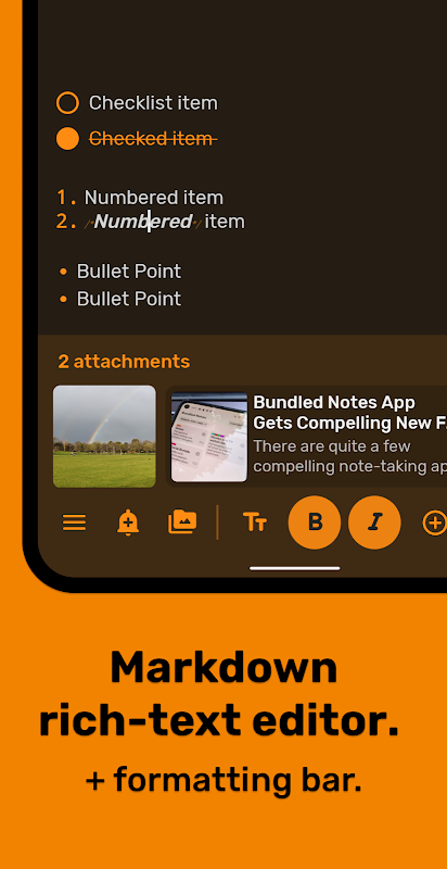 Bundled Notes - Lists, To-do ภาพหน้าจอ 2