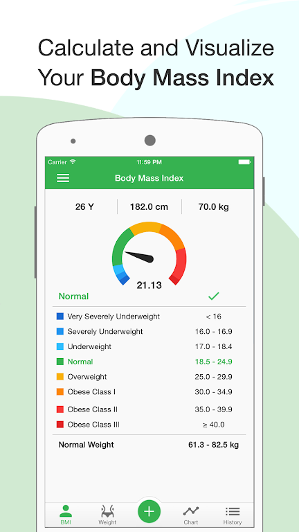 BMI Calculator: Weight Tracker Screenshot 1