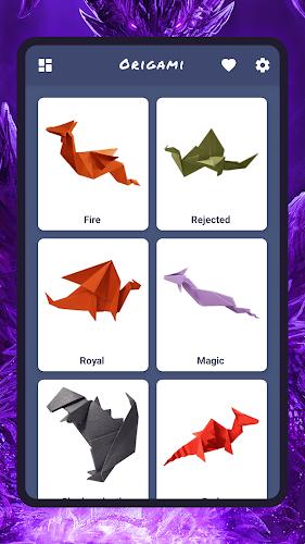 Origami dragons Capture d'écran 1