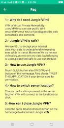 Jungle VPN Captura de pantalla 4