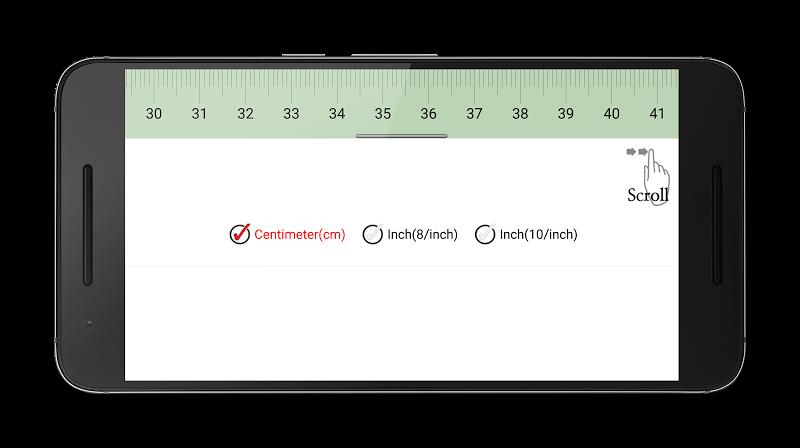 Tape measure: cm, inch ภาพหน้าจอ 2