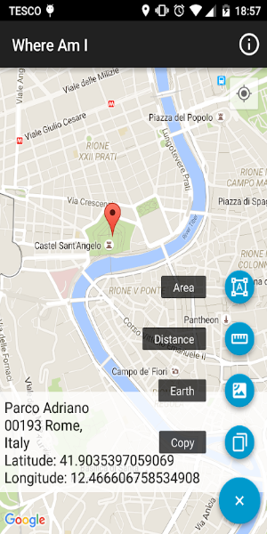 Where Am I - Location and address finder. Screenshot 2