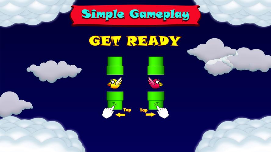 Fun Birds Game - Two players Скриншот 4