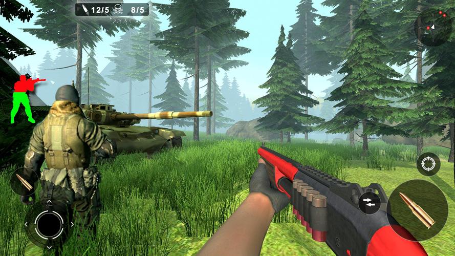Commando Strike Offline Game Captura de tela 3