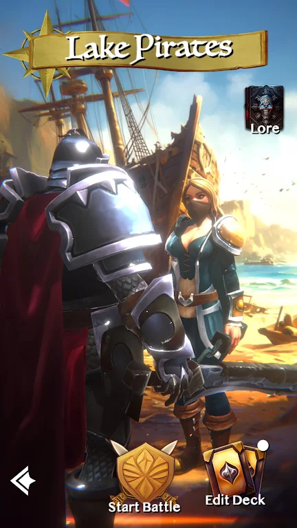 I Stand Alone: Roguelike CCG Tangkapan skrin 2