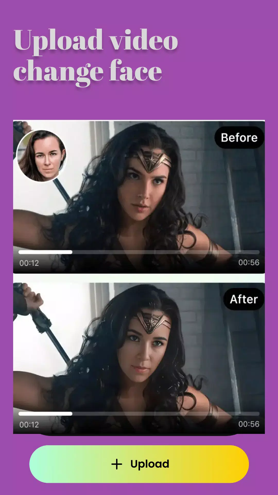 AI Face Swap Video App-Swapme Captura de pantalla 1
