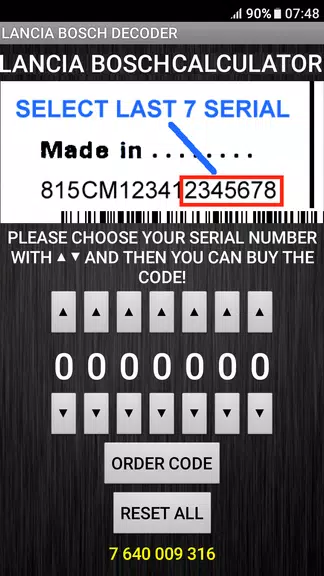 Bosch Lancia Radio Code Decode Screenshot 2
