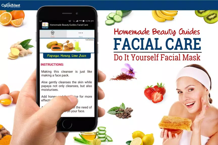 Homemade Beauty: Facial Care Ekran Görüntüsü 3