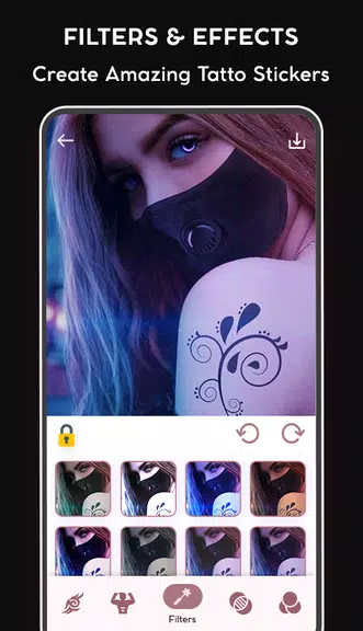 Tattoo on Photo: Tattoo design ภาพหน้าจอ 4