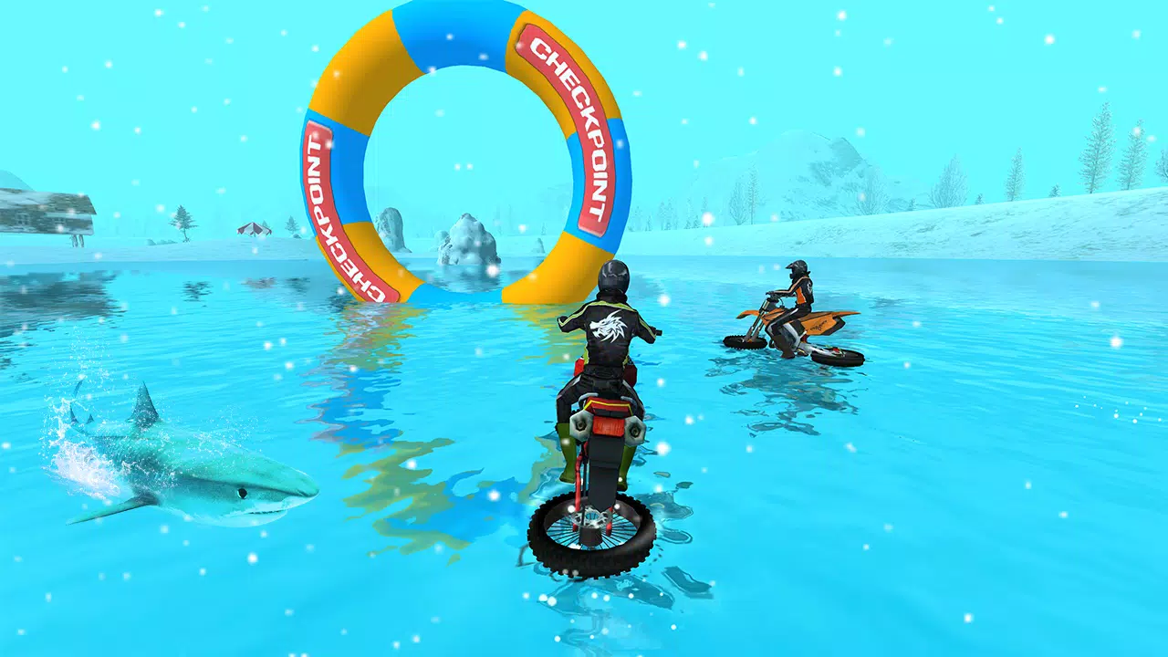 Bike Racing : Water Bike Games Скриншот 1