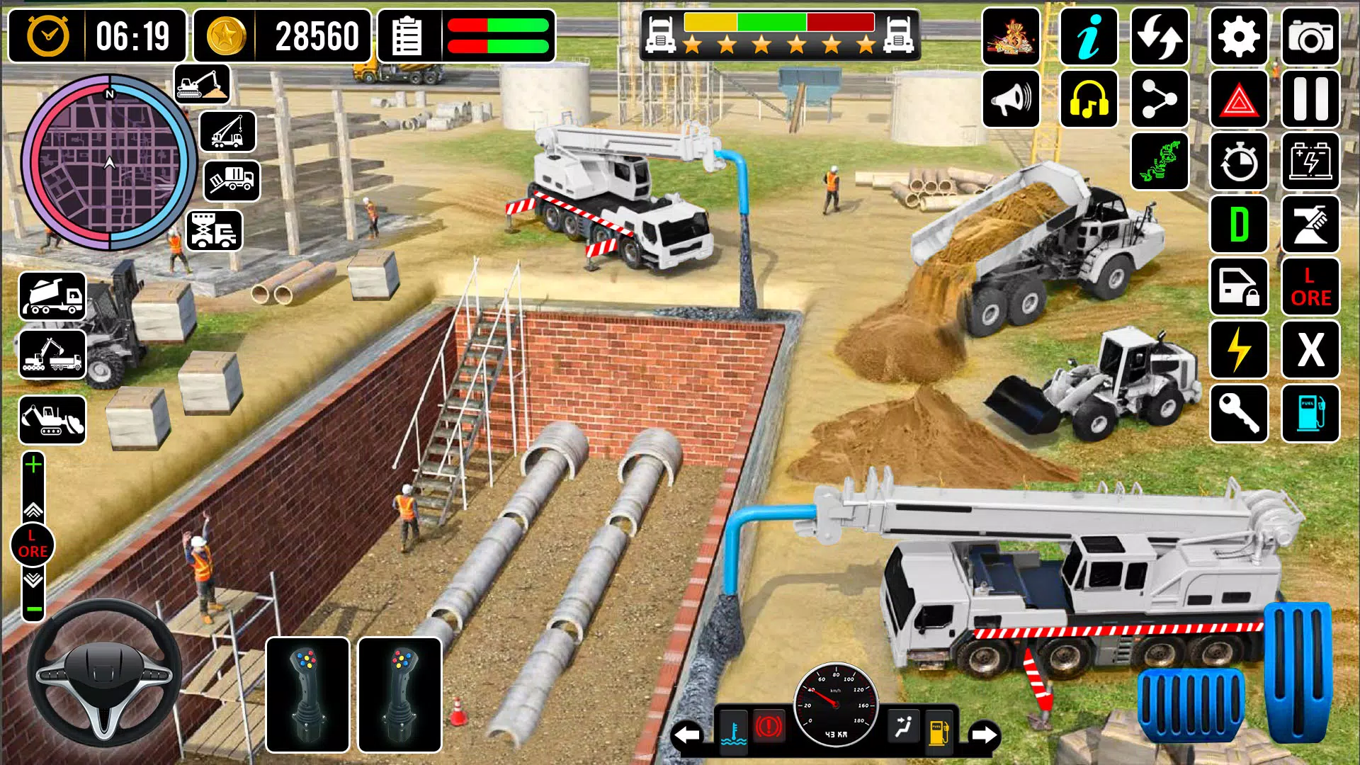 Snow Excavator Simulator Game স্ক্রিনশট 2