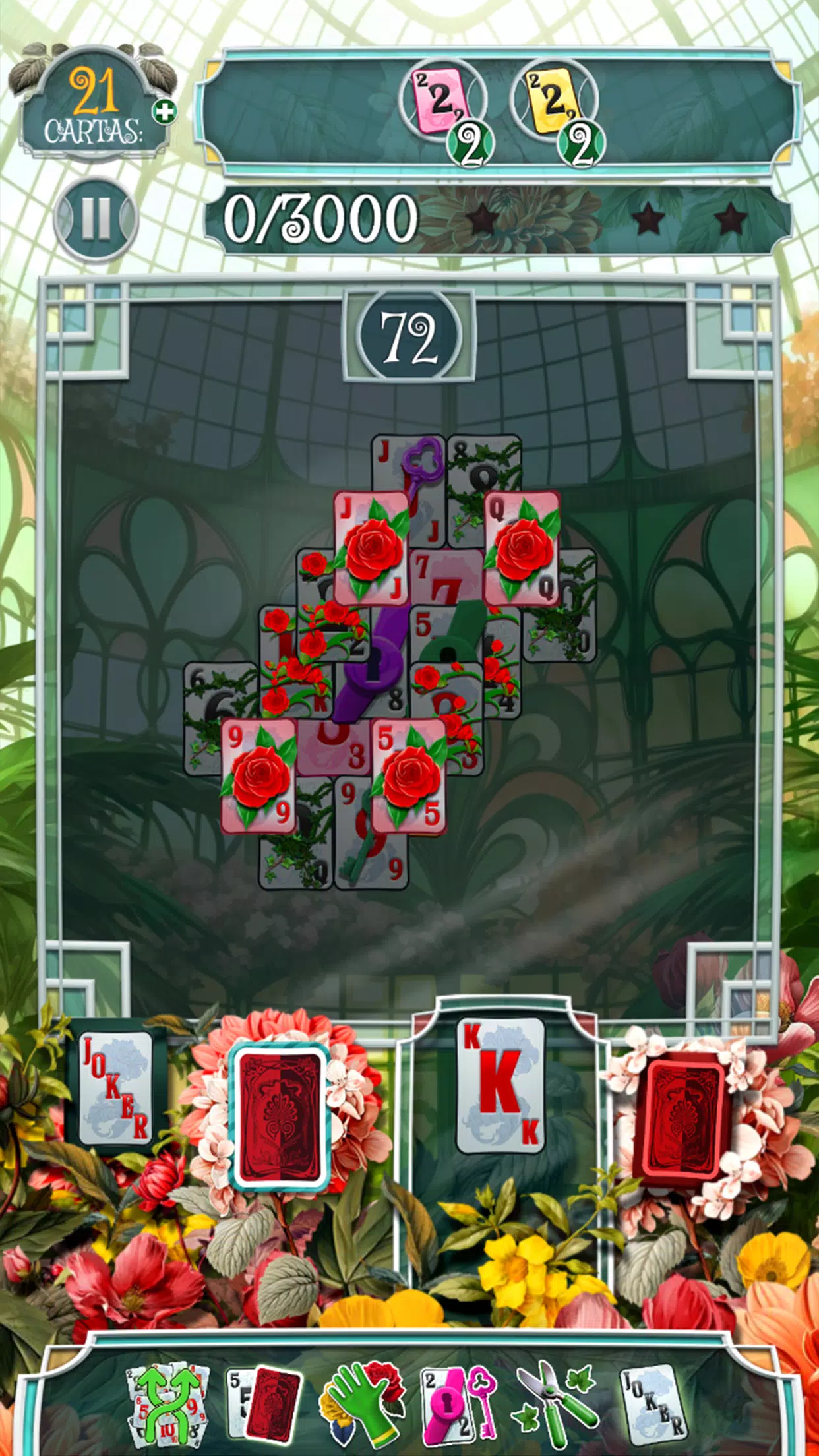 Greenhouse Solitaire TriPeaks স্ক্রিনশট 4