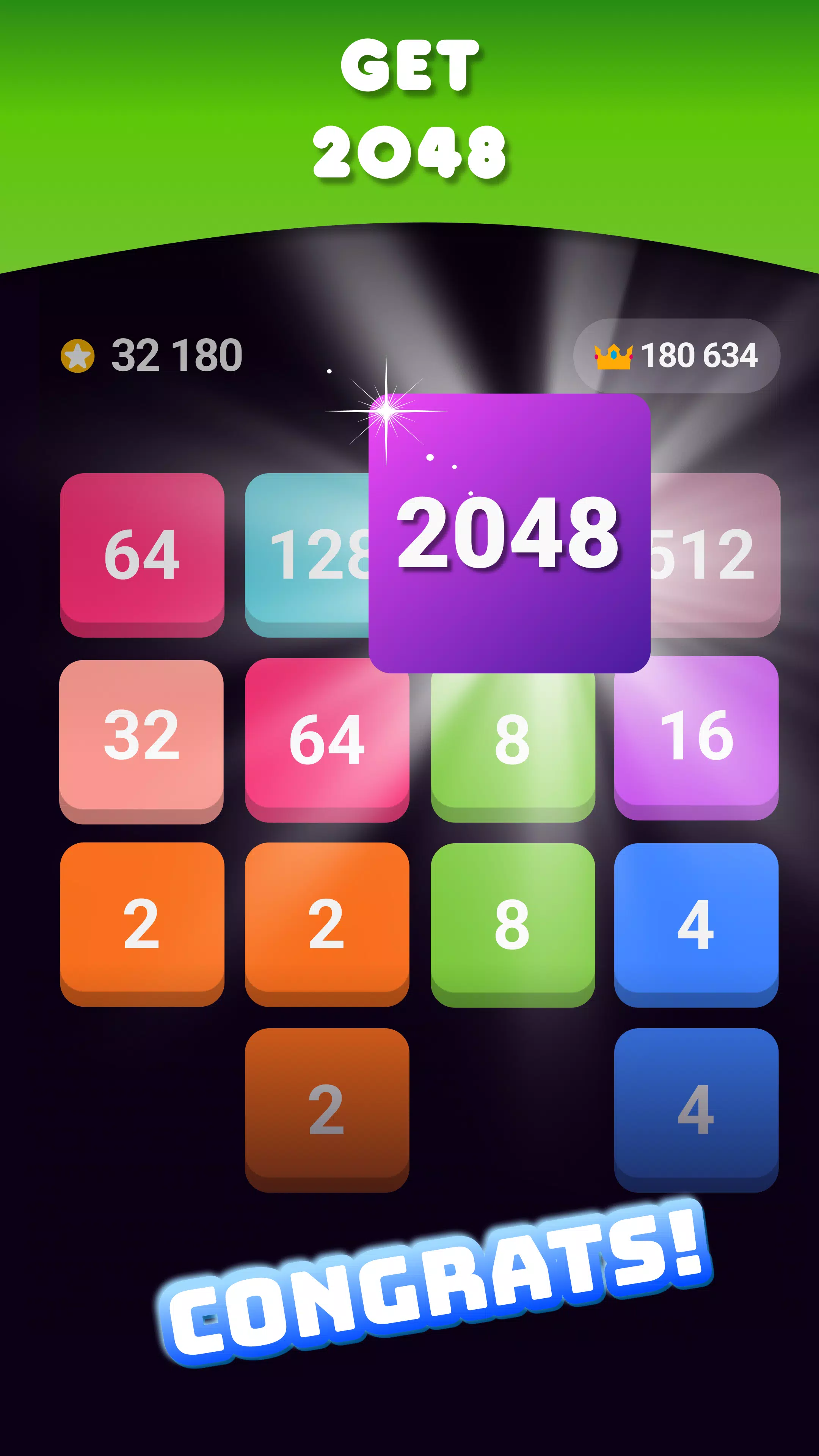 2048: Puzzle Game! Merge Block Ekran Görüntüsü 2