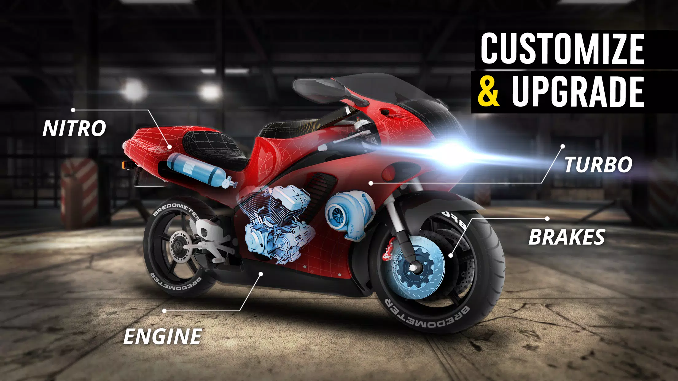 Motor Bike: Xtreme Races Zrzut ekranu 3