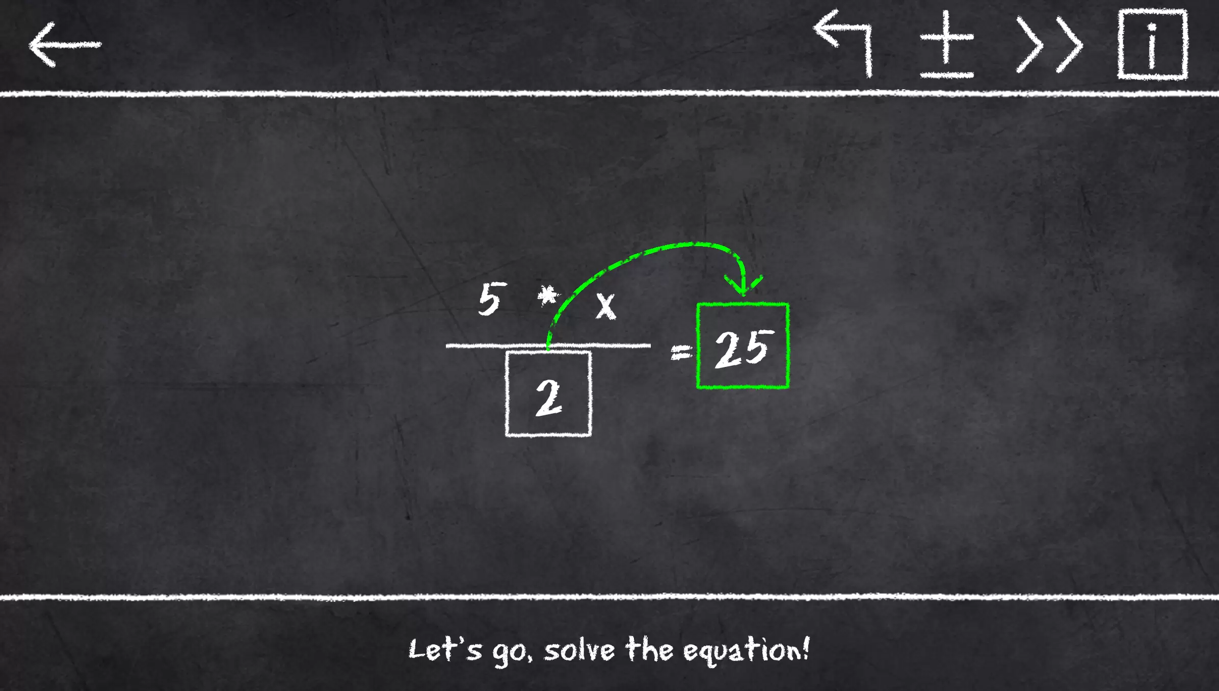 x=1: Learn to solve equations应用截图第4张