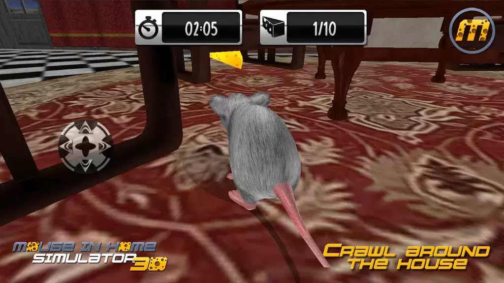 Mouse in Home Simulator 3D Capture d'écran 1