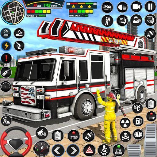 My Town : Fire station Rescue Captura de pantalla 1