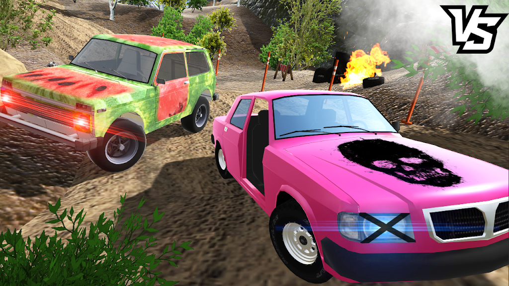 Russian Cars: Crash Simulator Schermafbeelding 4