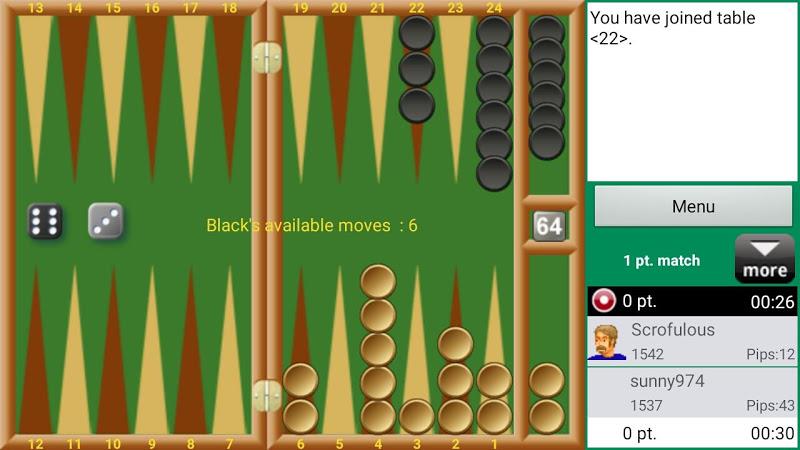 Backgammon Club スクリーンショット 2