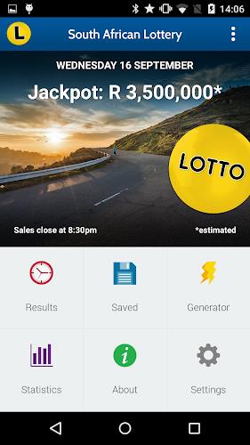 SA Lotto & Powerball Results Screenshot 1