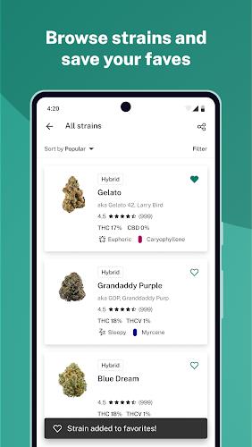 Leafly: Find Cannabis and CBD Captura de pantalla 4