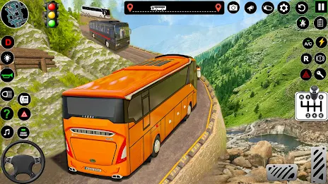 US Bus Simulator: Coach Bus 3D Tangkapan skrin 1