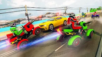 ATV Quad Bike Traffic Race 스크린샷 1