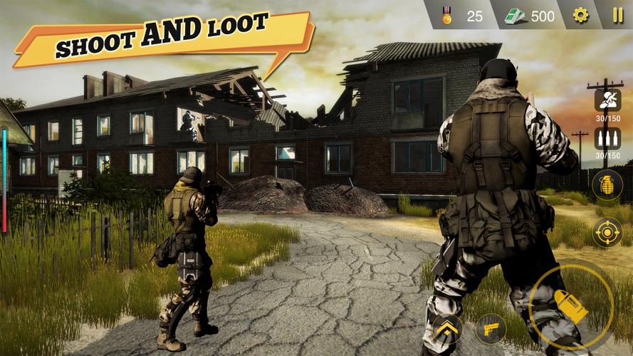 FPS Commando Gun Shooting Game Ekran Görüntüsü 2