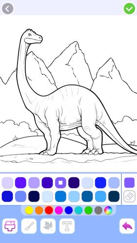 Dino Coloring Capture d'écran 3