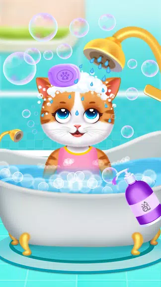 かわいいキティ猫のペットのデイケア スクリーンショット 2