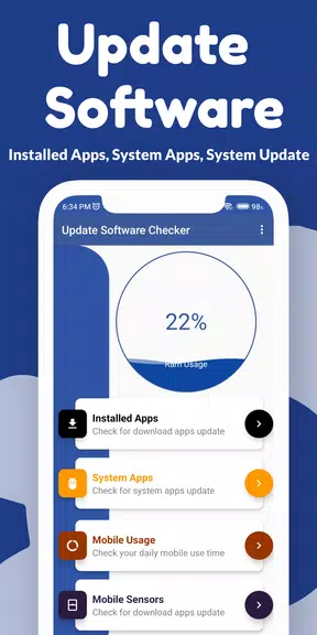 Update Software Update Apps ဖန်သားပြင်ဓာတ်ပုံ 1
