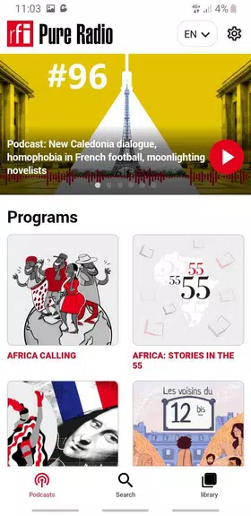 RFI Pure Radio - Podcasts Ảnh chụp màn hình 1
