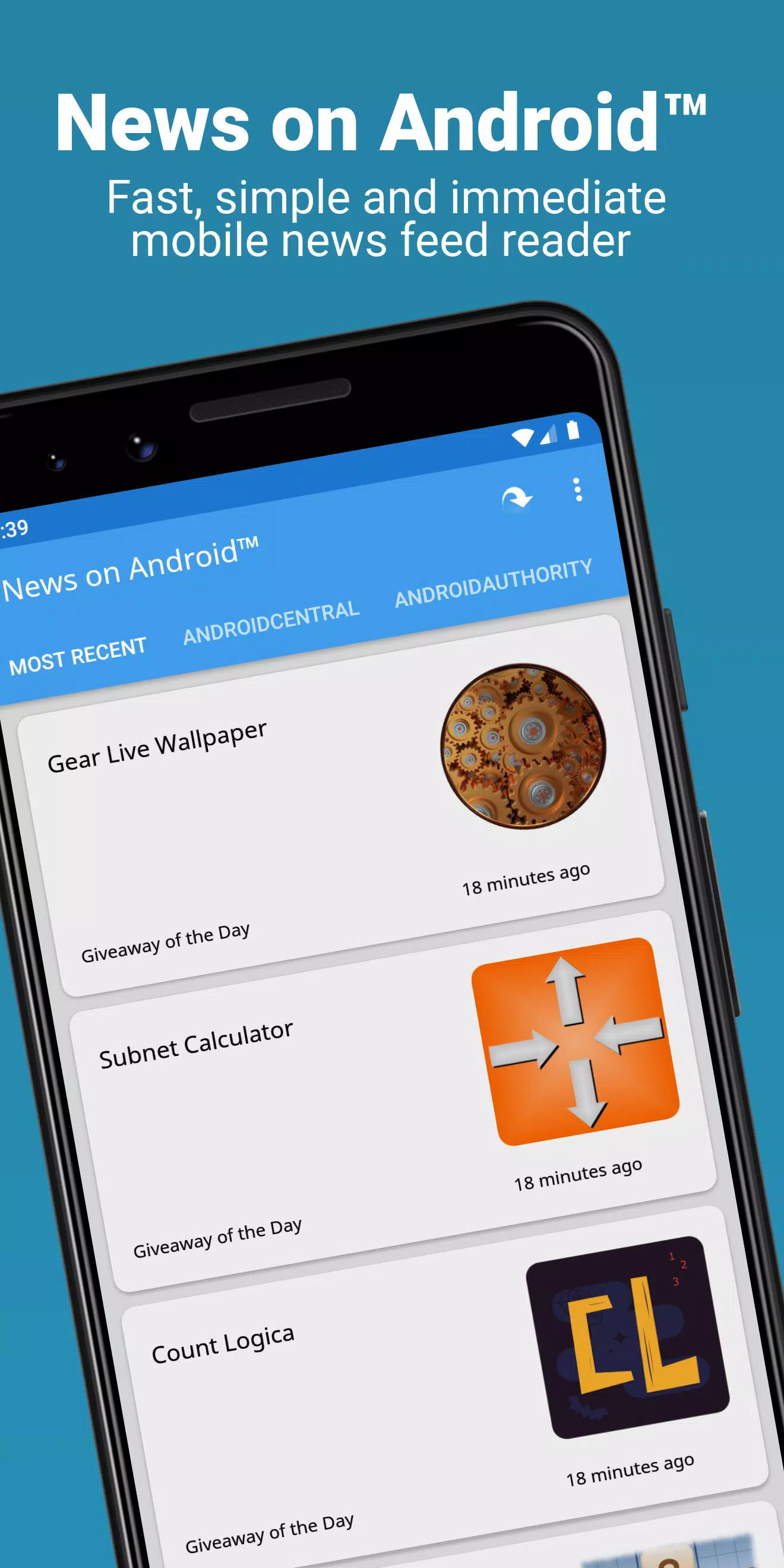 Nouvelles sur Android™ Capture d'écran 1