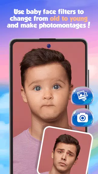 Baby Face Funny Age Changer Schermafbeelding 1