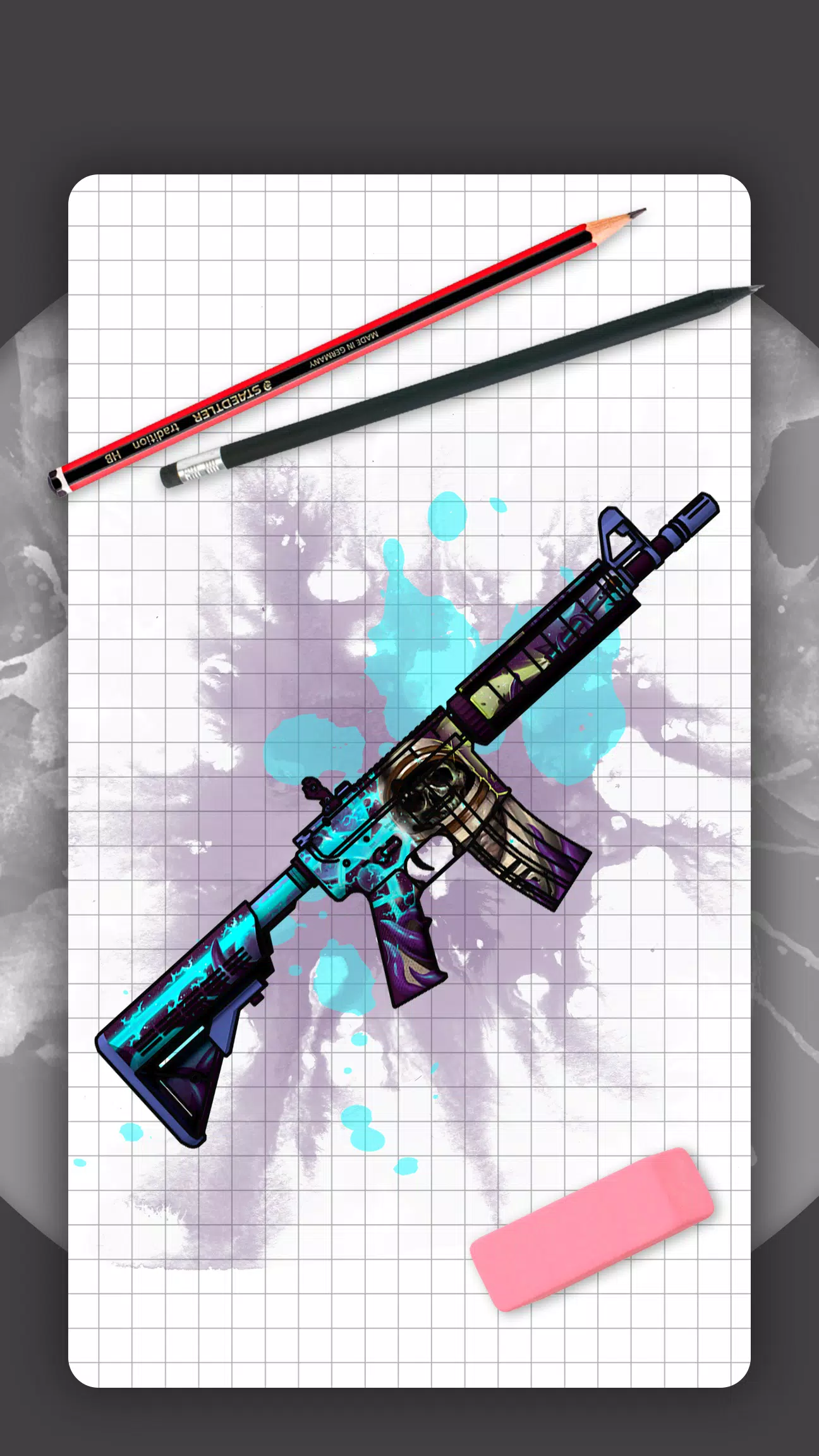 How to draw weapons. Skins ภาพหน้าจอ 1