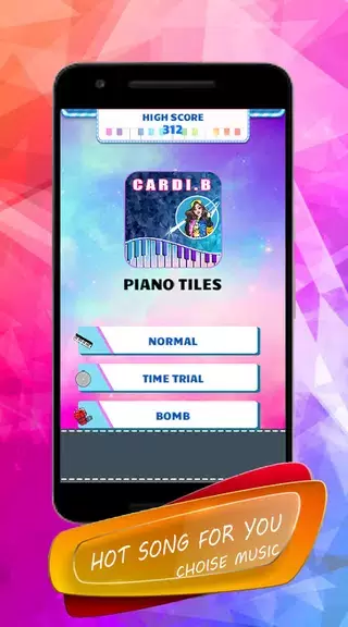 Cardi B - Piano Tiles Captura de pantalla 2