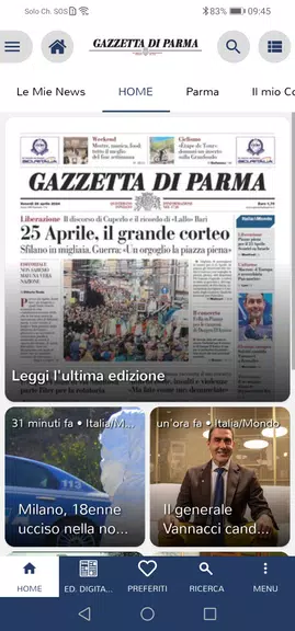 Gazzetta di Parma Ekran Görüntüsü 1