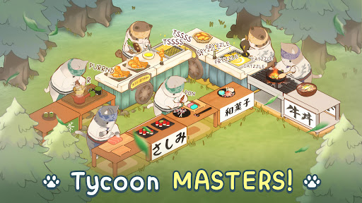 Cat Garden Food Party Tycoon स्क्रीनशॉट 3