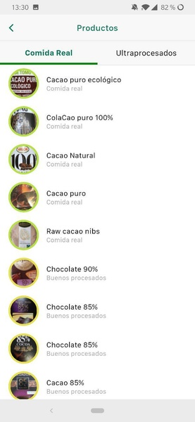 MyRealFood Screenshot 2