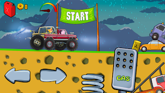 Kids Monster Truck Racing Game Tangkapan skrin 1