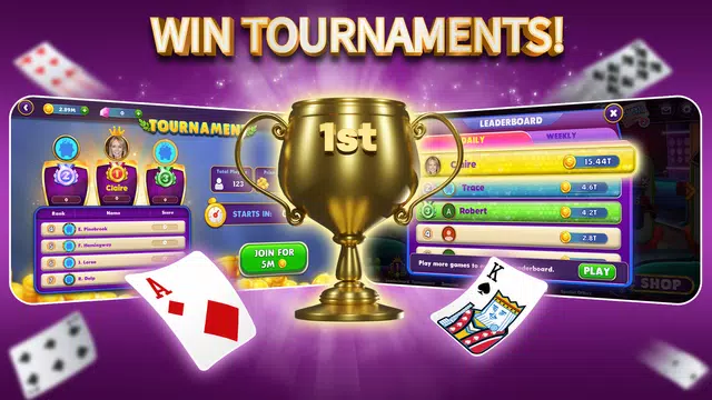 Schermata Gin Rummy Elite: Online Game 4