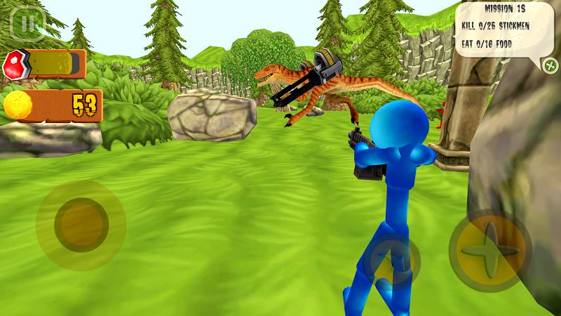 Stickman Dinosaur Hunter Tangkapan skrin 4