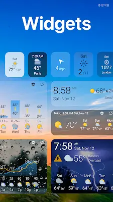 Weather & Widget - Weawow ဖန်သားပြင်ဓာတ်ပုံ 3