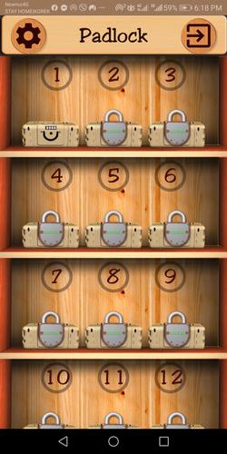 Open The Lock(padlock puzzle) Screenshot 1