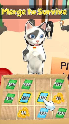 Cat Life: Merge Money Скриншот 4
